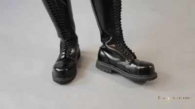 Ballbusting By An Arrogant Feminist Woman – Hard Kicks In Your Balls With Boots